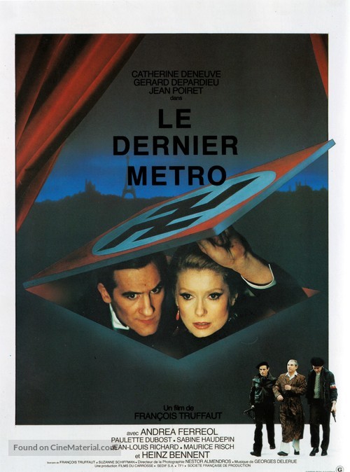 Le dernier m&eacute;tro - French Movie Poster