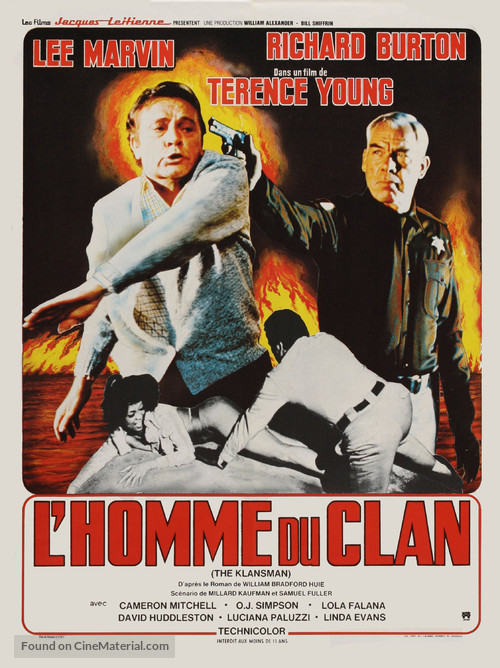 The Klansman - French Movie Poster