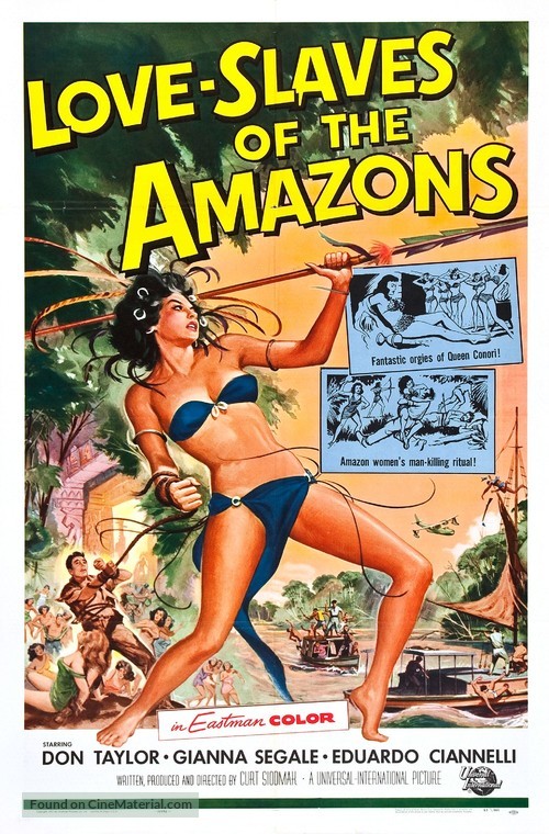 Love Slaves of the Amazons - Movie Poster
