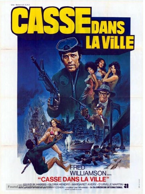 Hell Up in Harlem - French Movie Poster