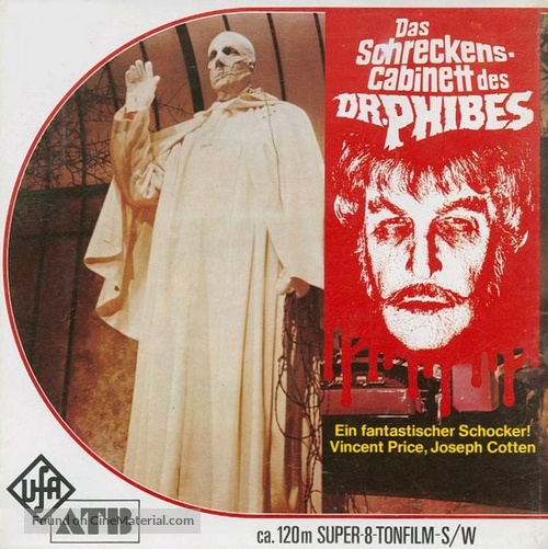 The Abominable Dr. Phibes - German Movie Cover