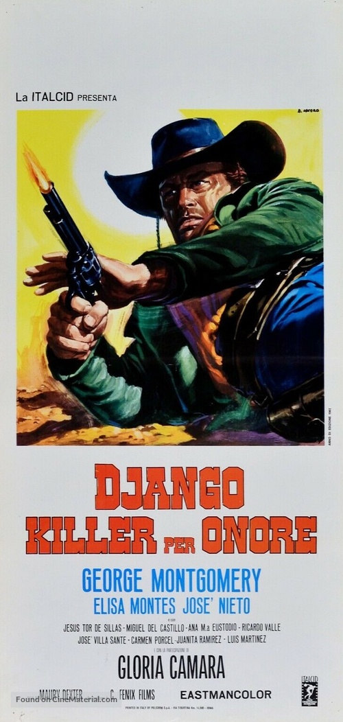 El proscrito del r&iacute;o Colorado - Italian Movie Poster