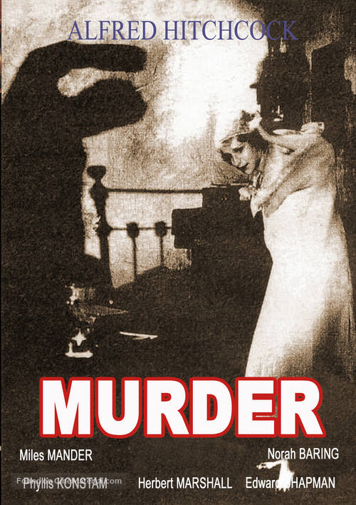 Murder! - DVD movie cover