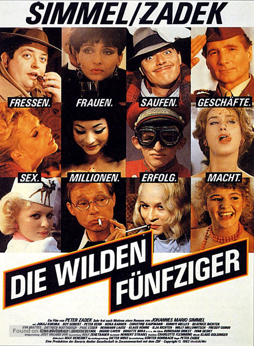 Wilden F&uuml;nfziger, Die - German Movie Poster