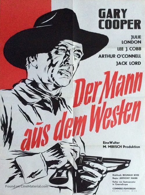 Man of the West - German Movie Poster