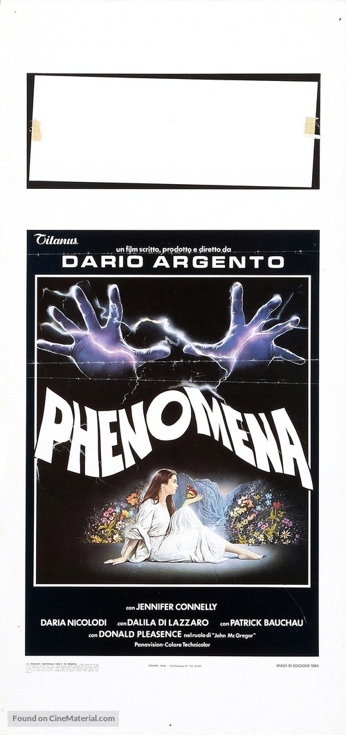 Phenomena - Italian Movie Poster