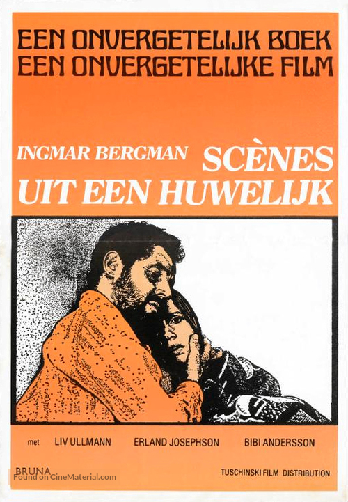 Scener ur ett &auml;ktenskap - Dutch Movie Poster