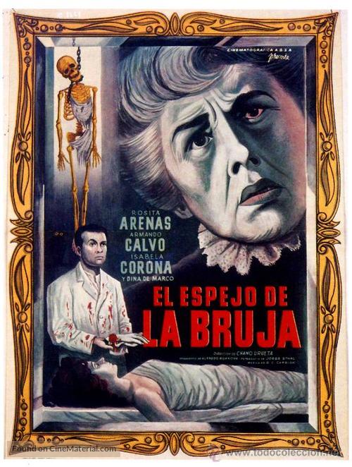 El espejo de la bruja - Mexican Movie Poster