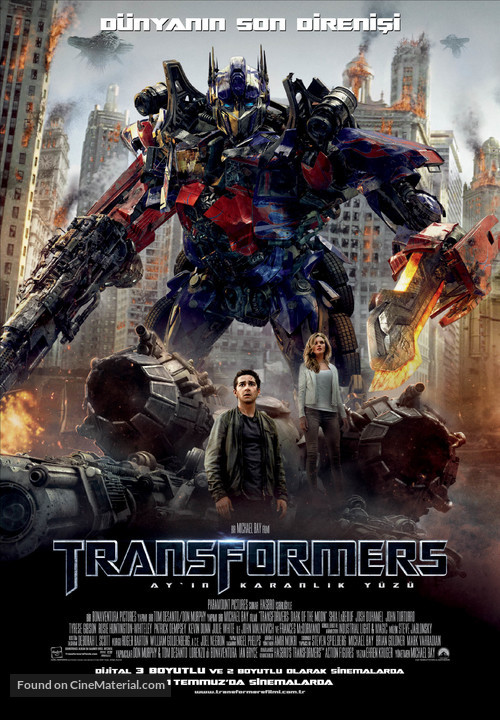 Transformers: Dark of the Moon - Turkish Movie Poster
