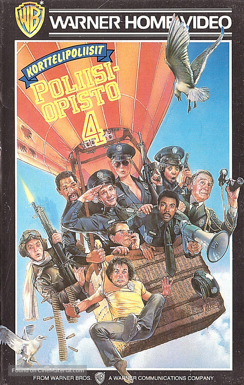 Police Academy 4: Citizens on Patrol - Finnish VHS movie cover