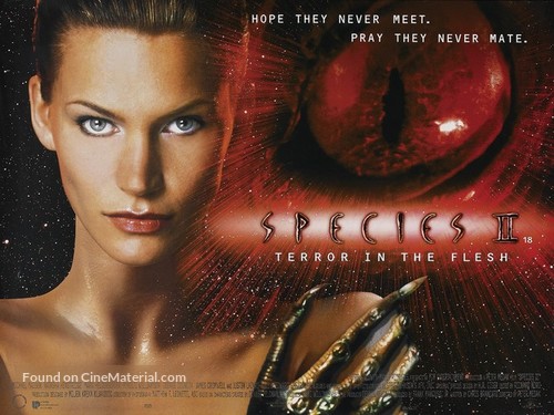 Species II - British Movie Poster