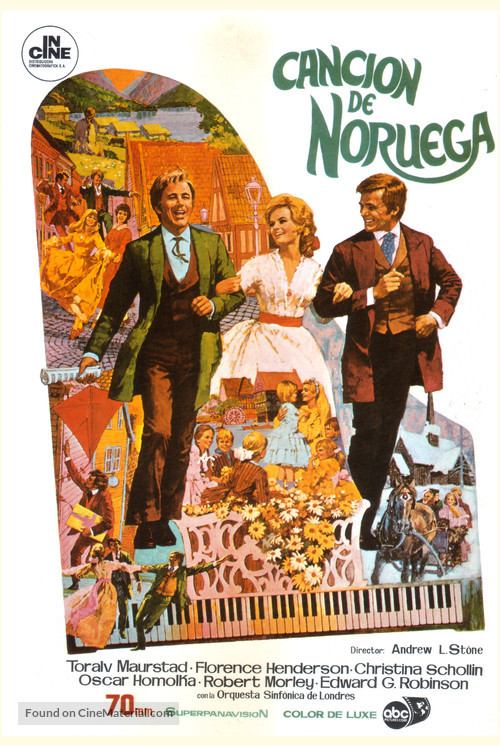 Song of Norway - Spanish Movie Poster