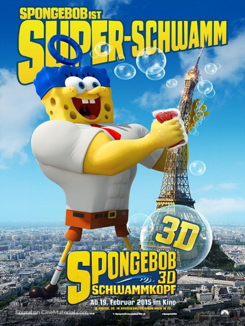 The SpongeBob Movie: Sponge Out of Water - German Movie Poster