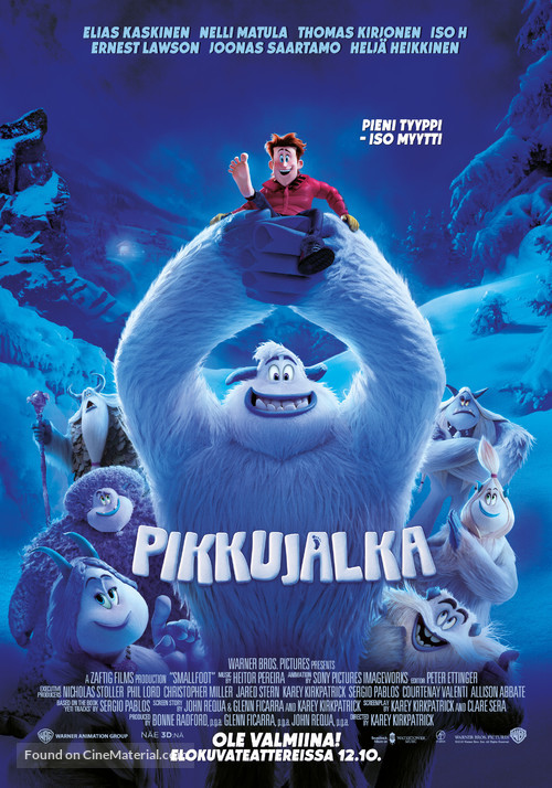 Smallfoot - Finnish Movie Poster