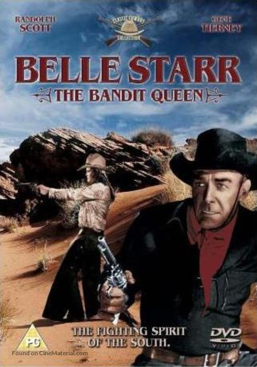 Belle Starr - British DVD movie cover