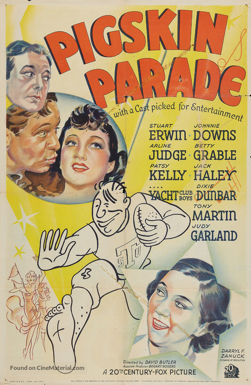 Pigskin Parade - Movie Poster