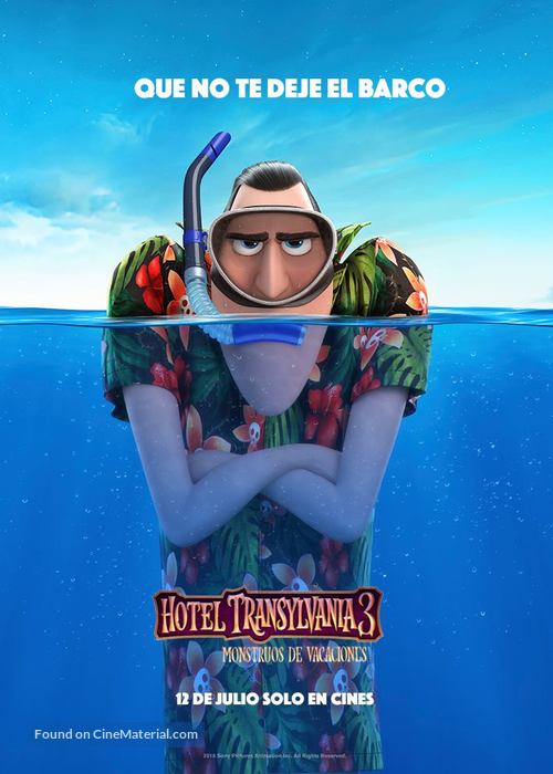 Hotel Transylvania 3: Summer Vacation - Colombian Movie Poster