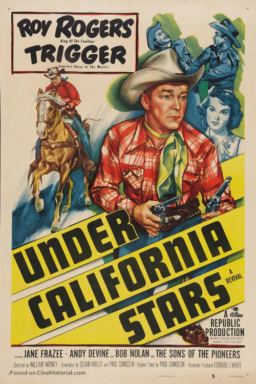 Under California Stars - Re-release movie poster