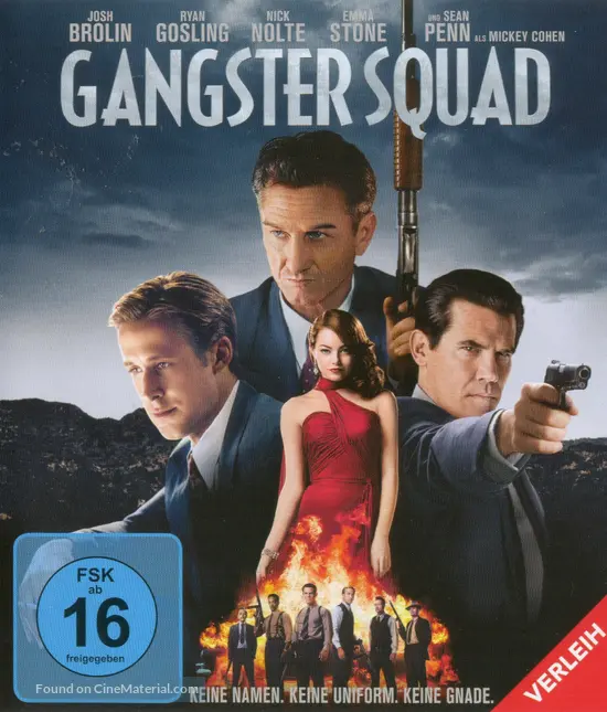 Gangster Squad - German Blu-Ray movie cover