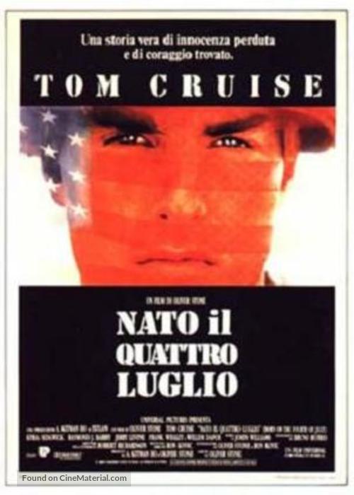 Born on the Fourth of July - Italian Movie Poster
