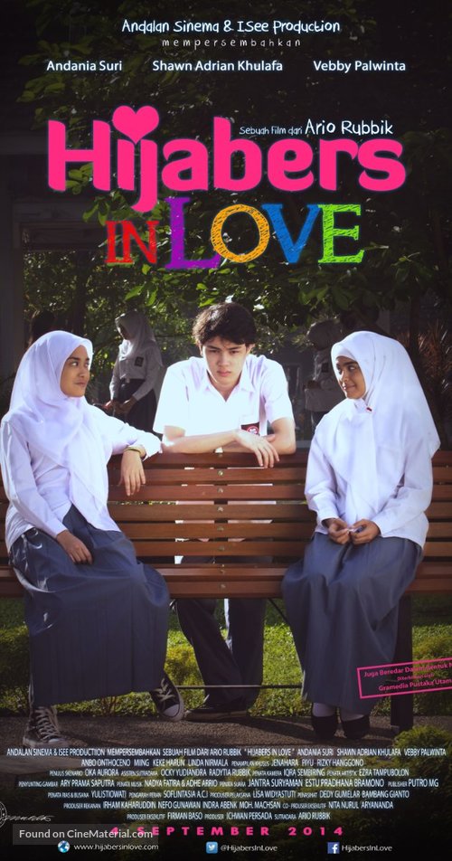 Hijabers in Love - Indonesian Movie Poster