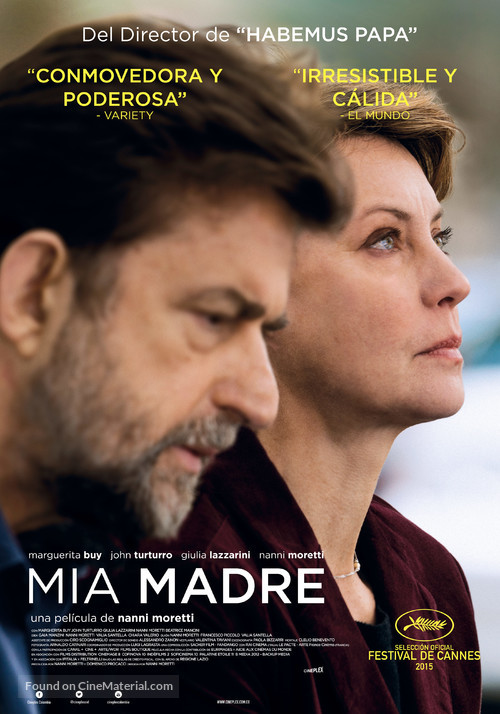 Mia madre - Colombian Movie Poster