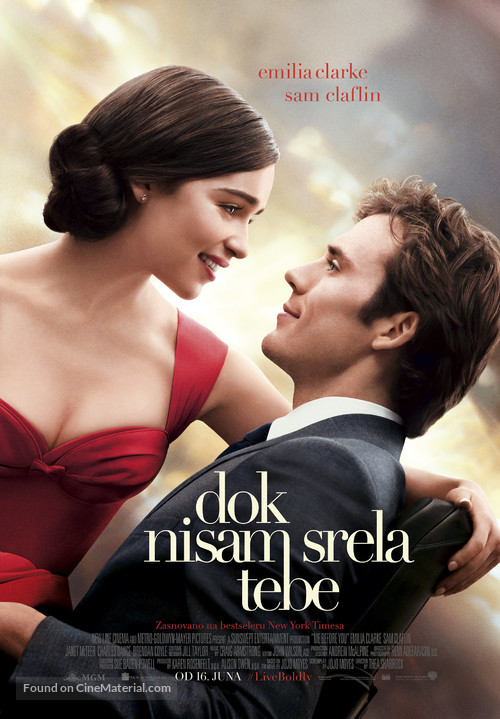 Me Before You - Serbian Movie Poster