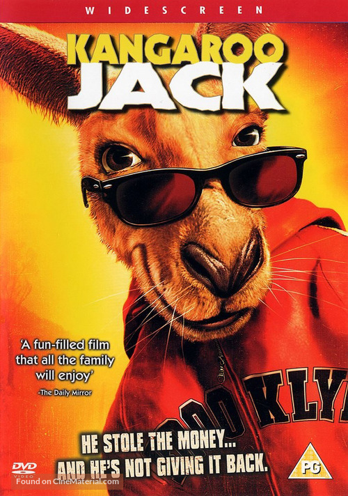 Kangaroo Jack - British DVD movie cover