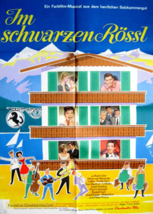 Im schwarzen R&ouml;&szlig;l - German Movie Poster