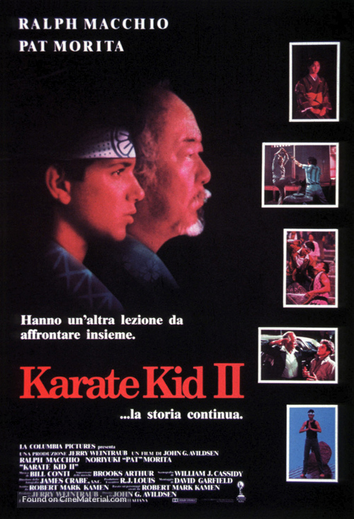 The Karate Kid, Part II - Italian Movie Poster