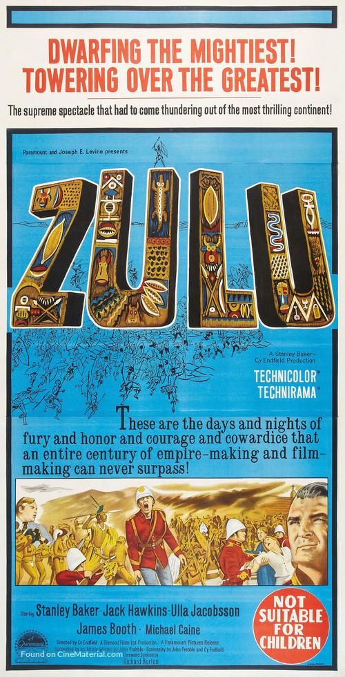 Zulu - Australian Movie Poster