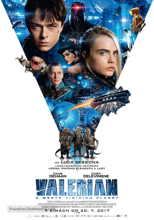 Valerian and the City of a Thousand Planets - Slovak Movie Poster