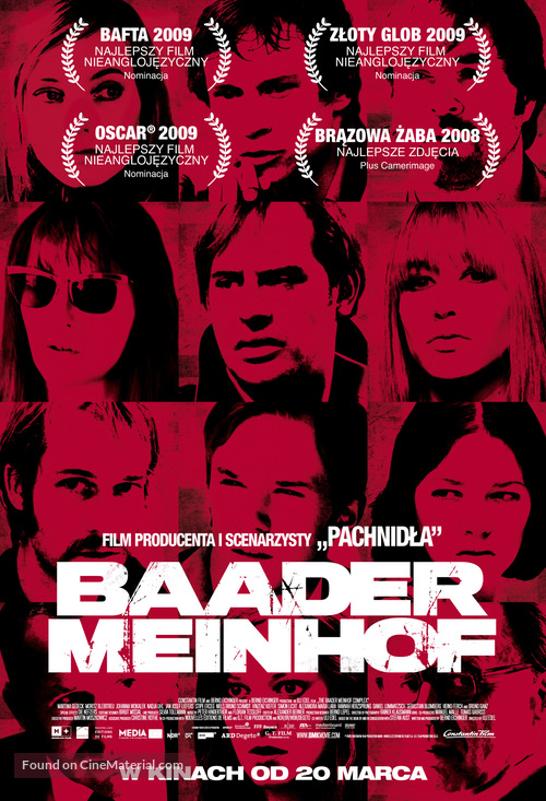 Der Baader Meinhof Komplex - Polish Movie Poster