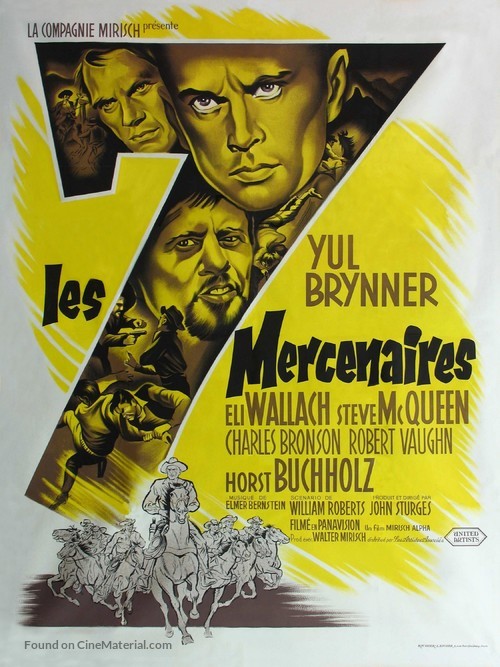The Magnificent Seven - French Movie Poster