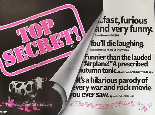 Top Secret - British Movie Poster