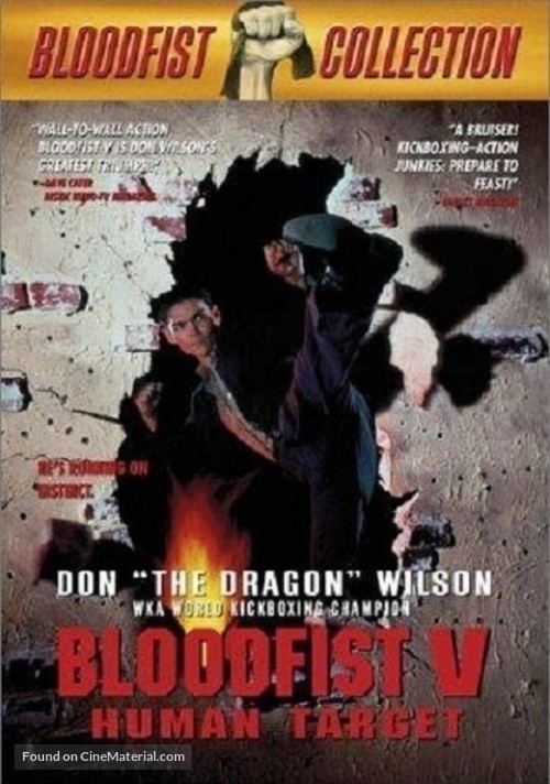 Bloodfist V: Human Target - DVD movie cover