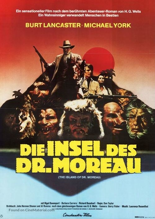 The Island of Dr. Moreau - German Movie Poster