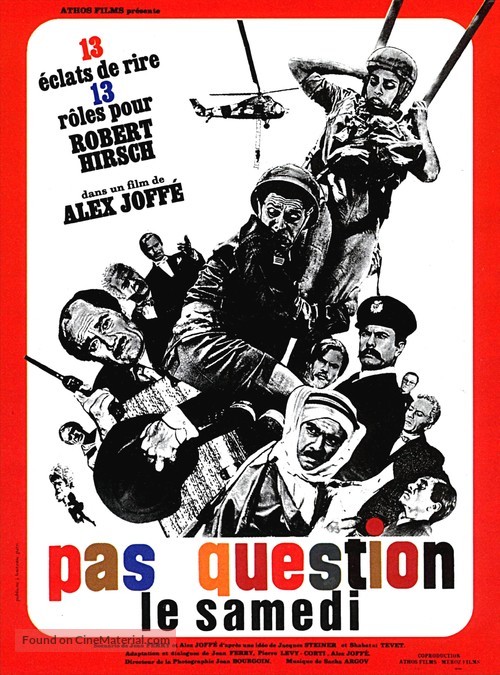 Pas question le samedi - French Movie Poster