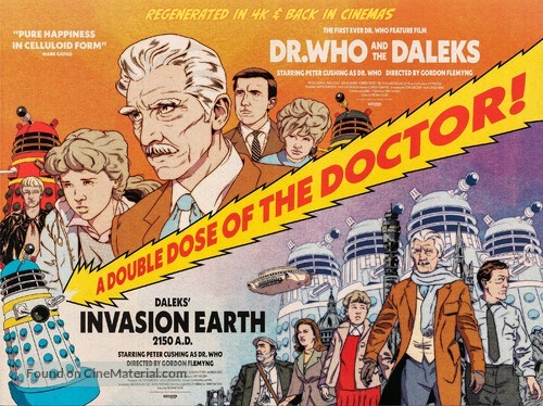 Dr. Who and the Daleks - British Combo movie poster