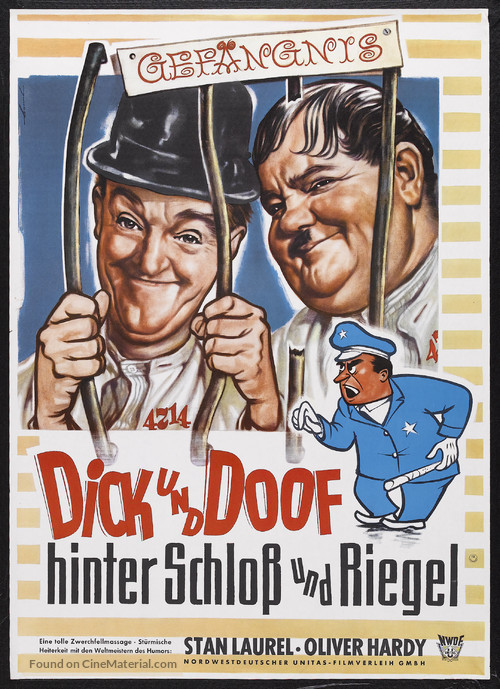 Pardon Us - German Movie Poster