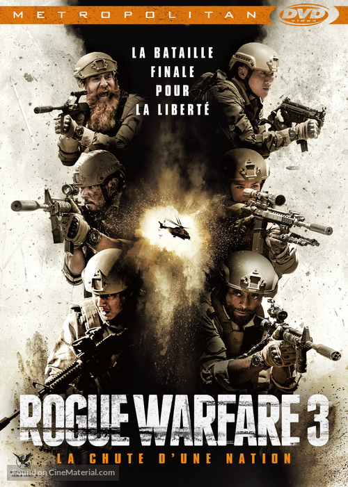 Rogue Warfare: Death of a Nation - French DVD movie cover
