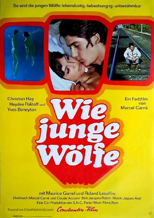 Les jeunes loups - German Movie Poster