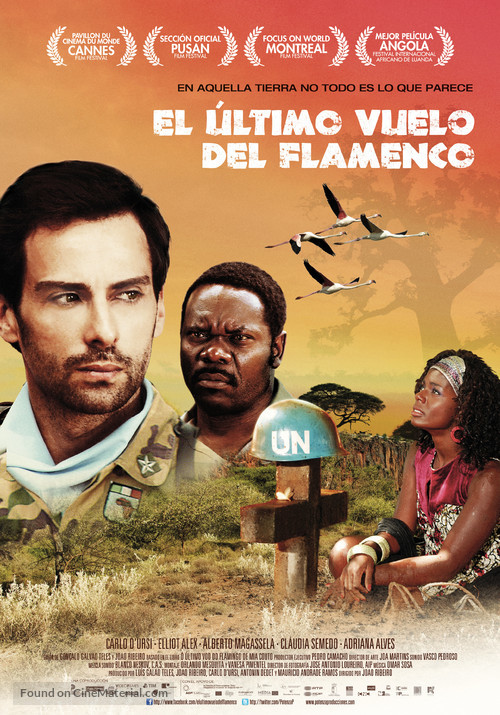 O &Uacute;ltimo Voo do Flamingo - Spanish Movie Poster