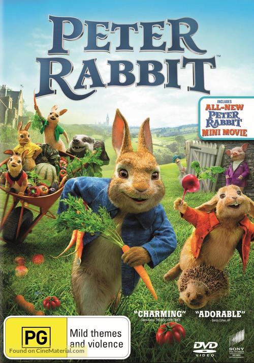 Peter Rabbit - Australian DVD movie cover