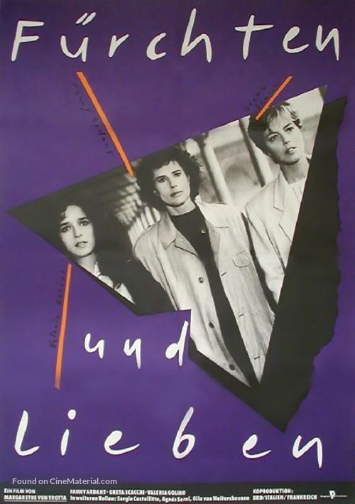Paura e amore - German Movie Poster
