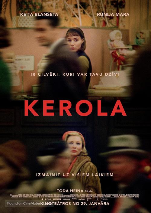 Carol - Latvian Movie Poster