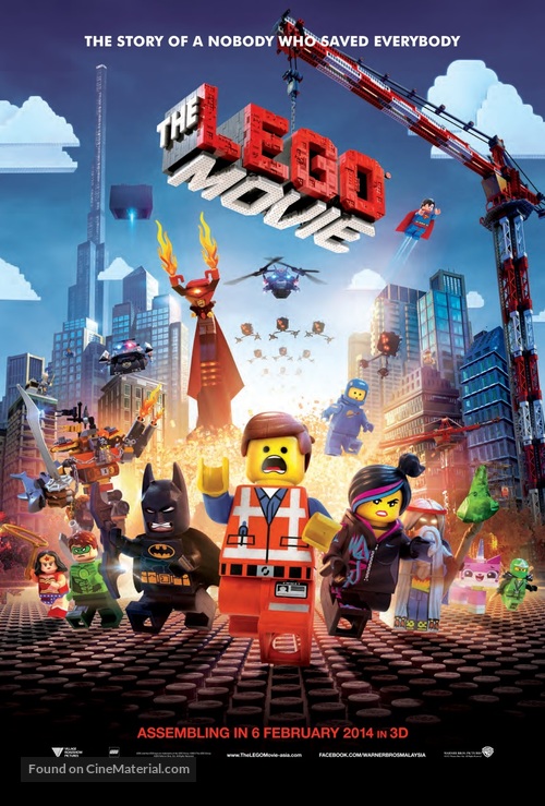 The Lego Movie - Malaysian Movie Poster