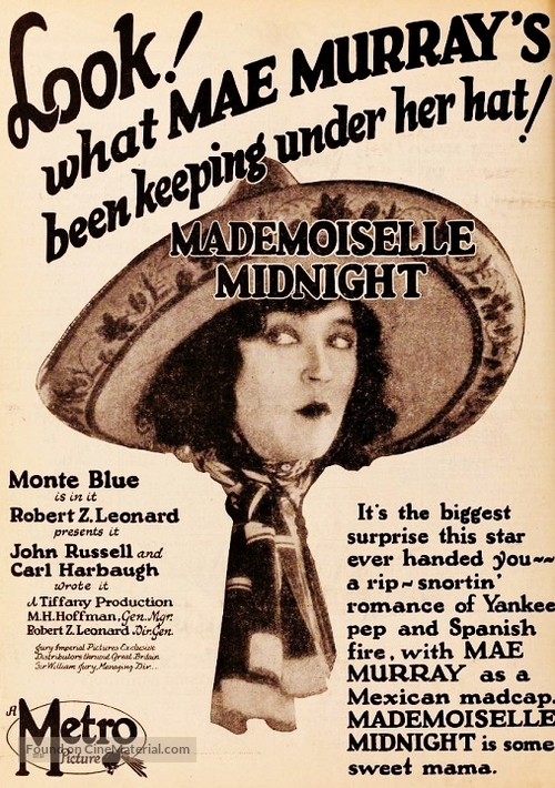 Mademoiselle Midnight - Movie Poster