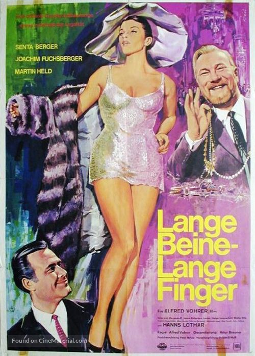 Lange Beine - lange Finger - German Movie Poster