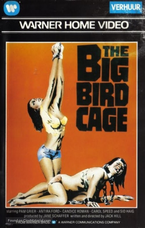 The Big Bird Cage - VHS movie cover